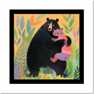 Cute Bear Couple Posters and Art